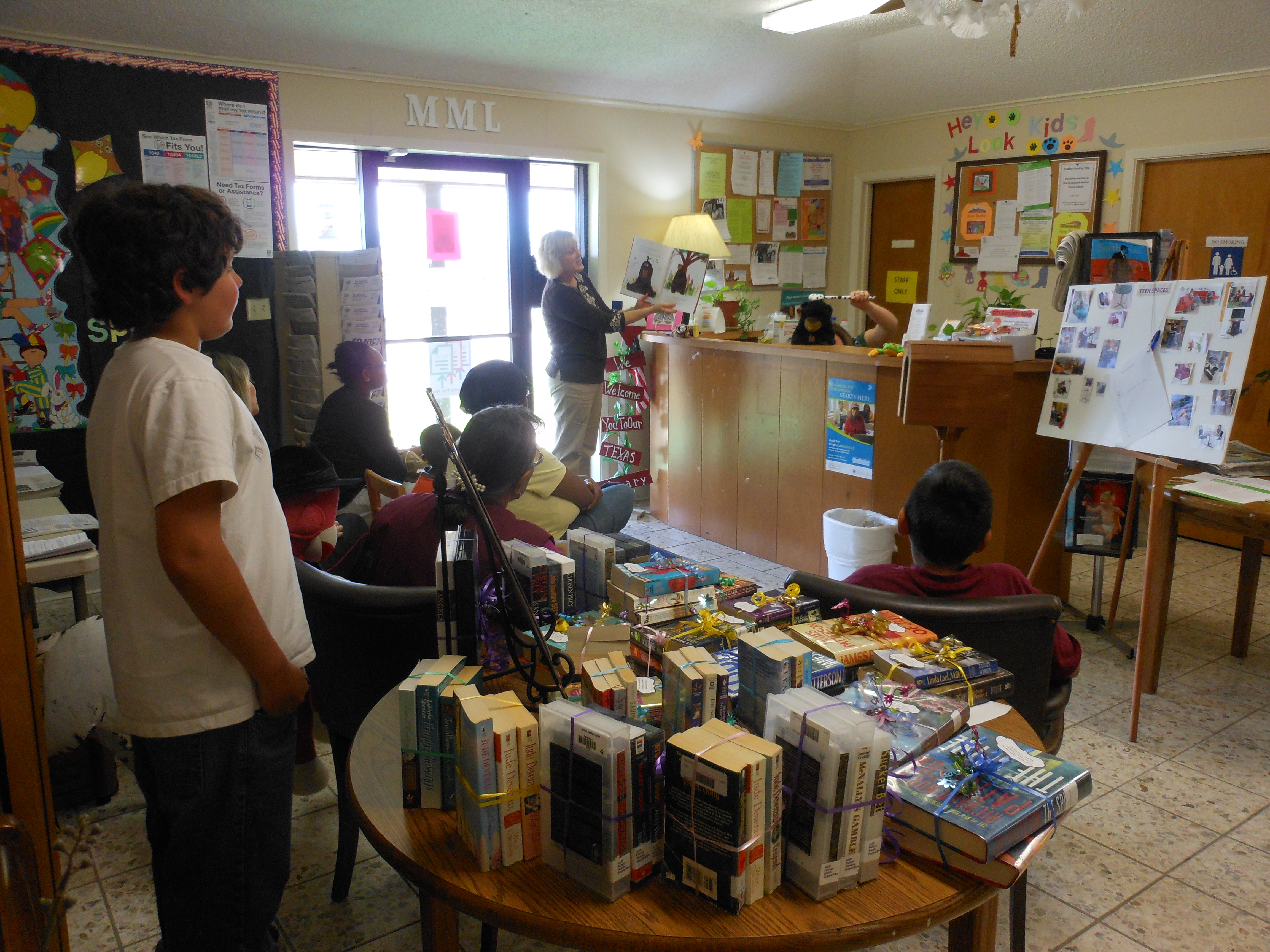 Ms. Ann read Smelly Bear to the children!