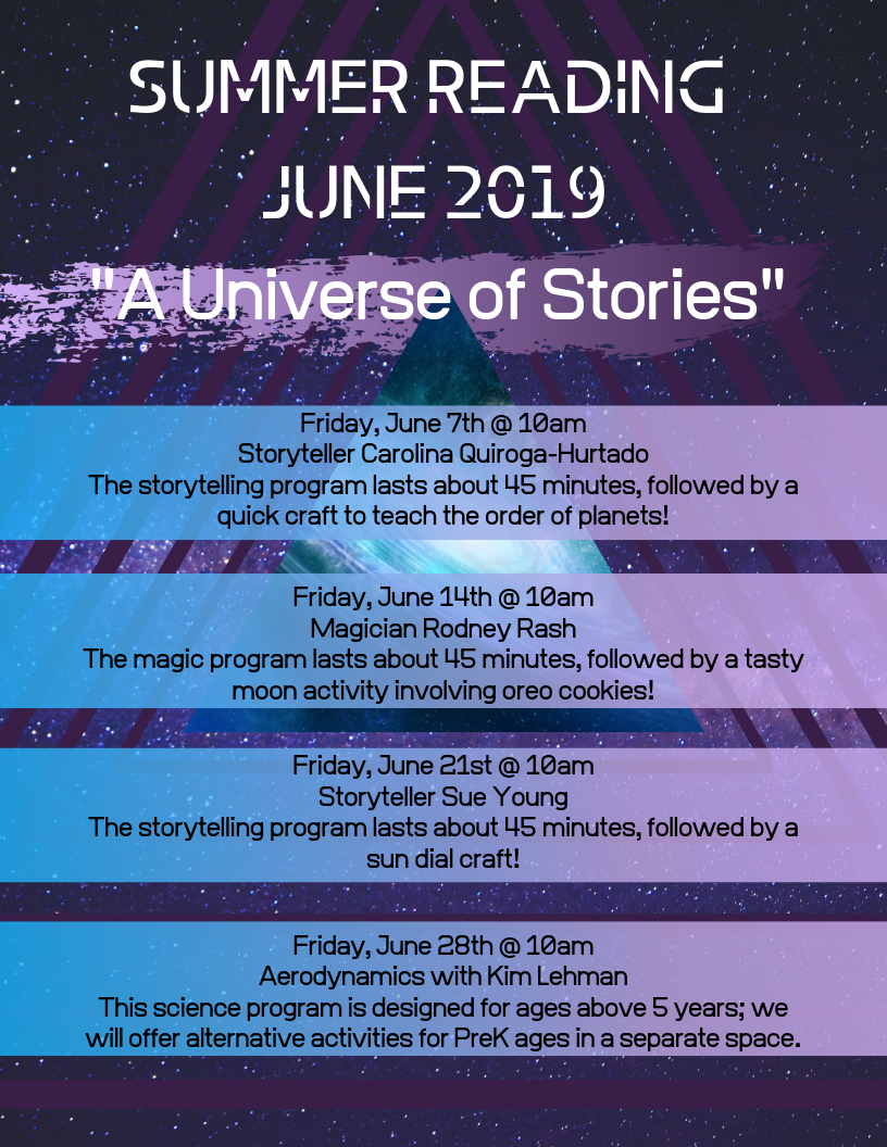 Copy of Friday, June 7th, 10 am Storyteller Carolina Samarripa Storytellig program lasts about 45 minutes, followed by a quick planets craft(1).png